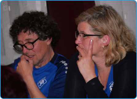 Klaus Ehlert (Schriftführer) u. Melanie Ackermann (Jugendleiterin)