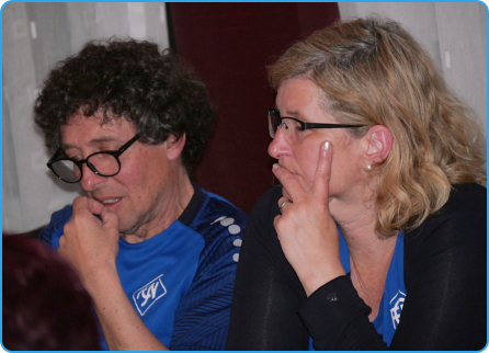 Klaus Ehlert (Schriftführer) u. Melanie Ackermann (Jugendleiterin)