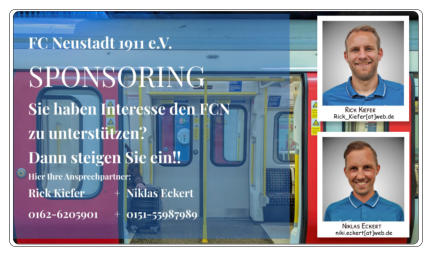 Sponsoring FC Neustadt